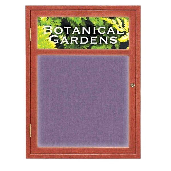 Open Faced Traditional Corkboard, 12x36"